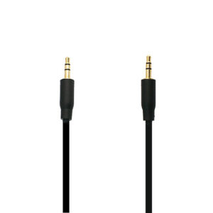 Adapter audio line in - jack 3.5mm to jack 3.5mm - 1 Meter BLACK