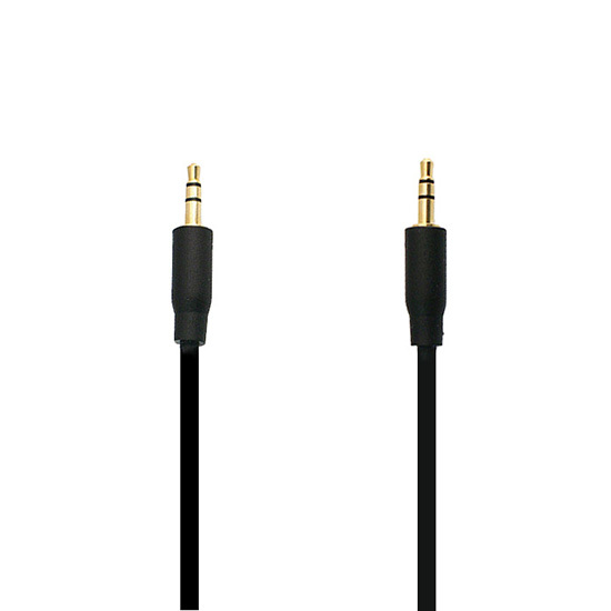 Adapter audio line in - jack 3.5mm to jack 3.5mm - 1 Meter BLACK