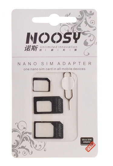 product-8759 Adapter - Nano SIM to Micro SIM - NOOSY BLISTER PACK