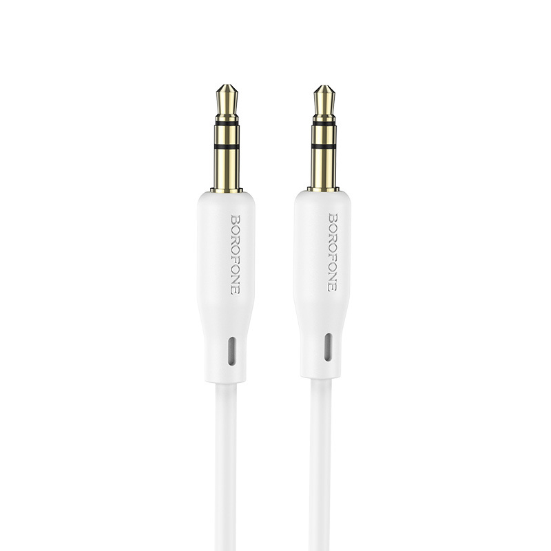 Borofone Cable AUX BL18 - jack 3,5mm to jack 3,5mm - 1 metr white