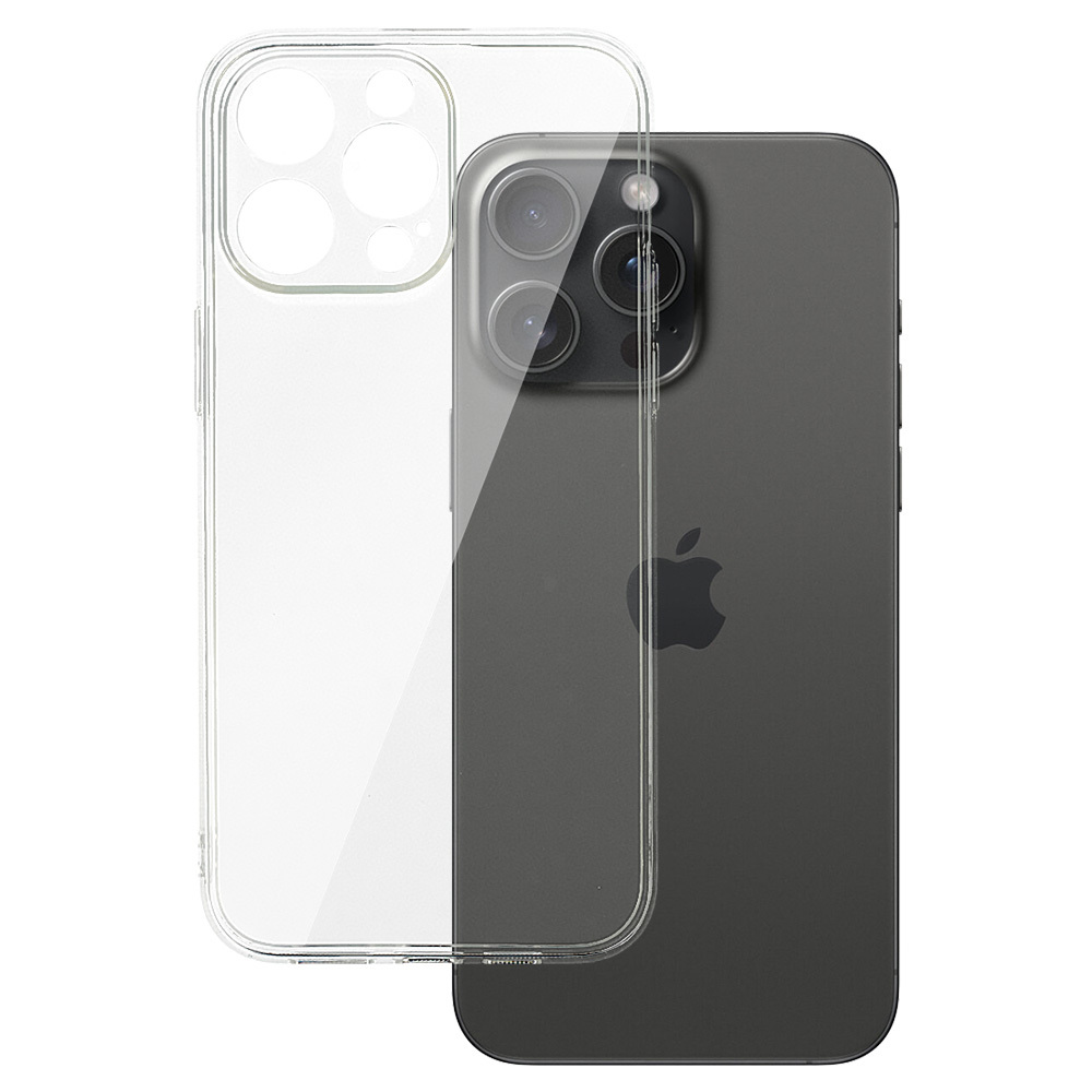 Back Case 2 mm Perfect for IPHONE 15 PRO TRANSPARENT