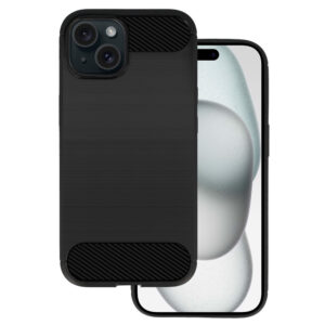 Back Case CARBON for IPHONE 15 PLUS Black