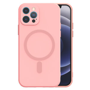 TEL PROTECT MagSilicone Case for Iphone 15 Light pink