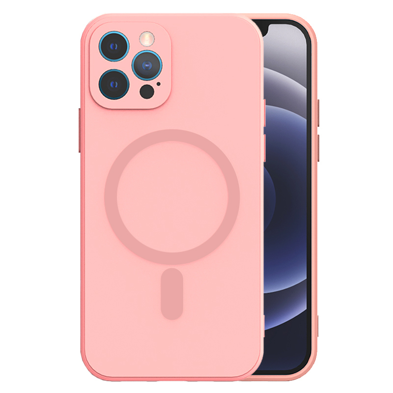 TEL PROTECT MagSilicone Case for Iphone 15 Light pink