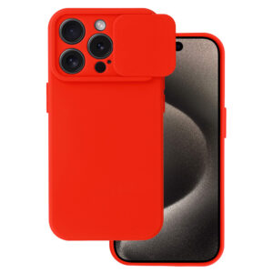 Camshield Soft for Iphone 15 Pro Max Red