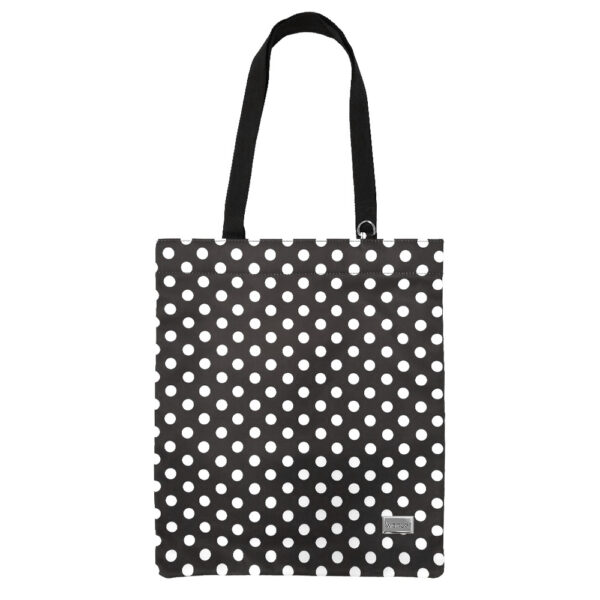 Shopping bag Wonder pattern 2 black polka-dot