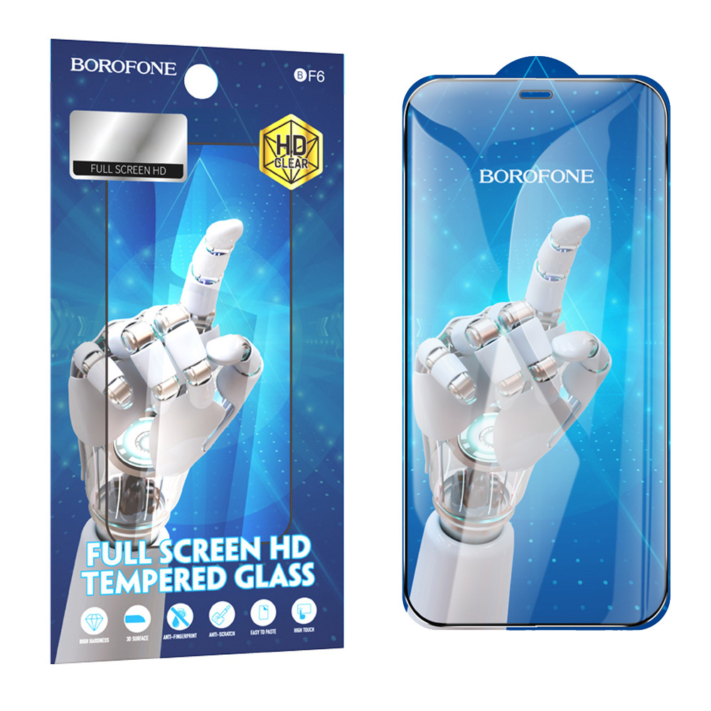 product-88295 Borofone Tempered glass BF6 Diamond Armor Full Screen HD for Iphone 12 Pro Max - 10 pieces