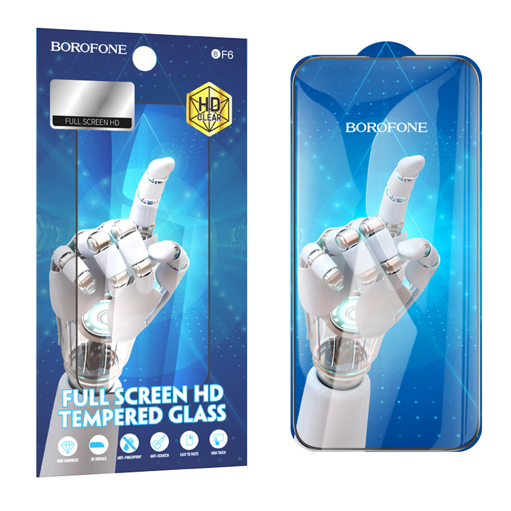 product-88298 Borofone Tempered glass BF6 Diamond Armor Full Screen HD for Iphone 14 Pro - 10 pieces
