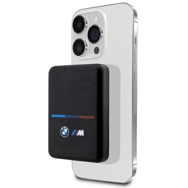 product-88333 Original Power Bank - BMW BMPBMS3K22PGVK 3000mAh with induction charging M Collection MagSafe + Cable - Black
