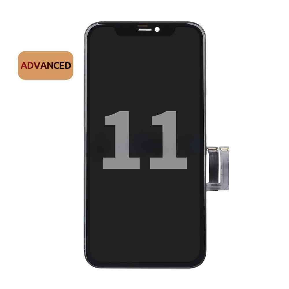 LCD Display NCC for Iphone 11 Black Incell Metal Plate Advanced