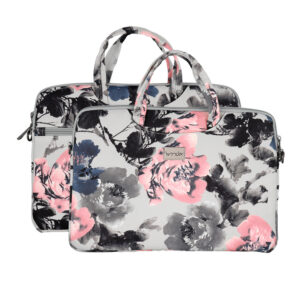 Wonder Briefcase Laptop 15-16 inches peonies