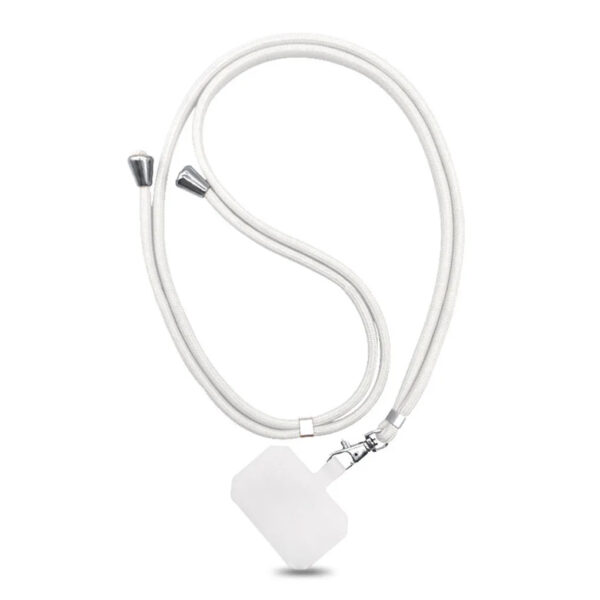 Universal phone lanyard white