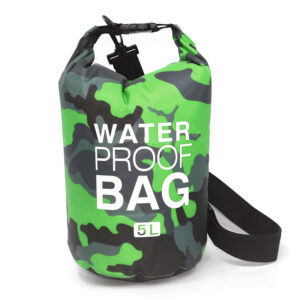 Waterproof Dry Bag Type 1 5L green camouflage