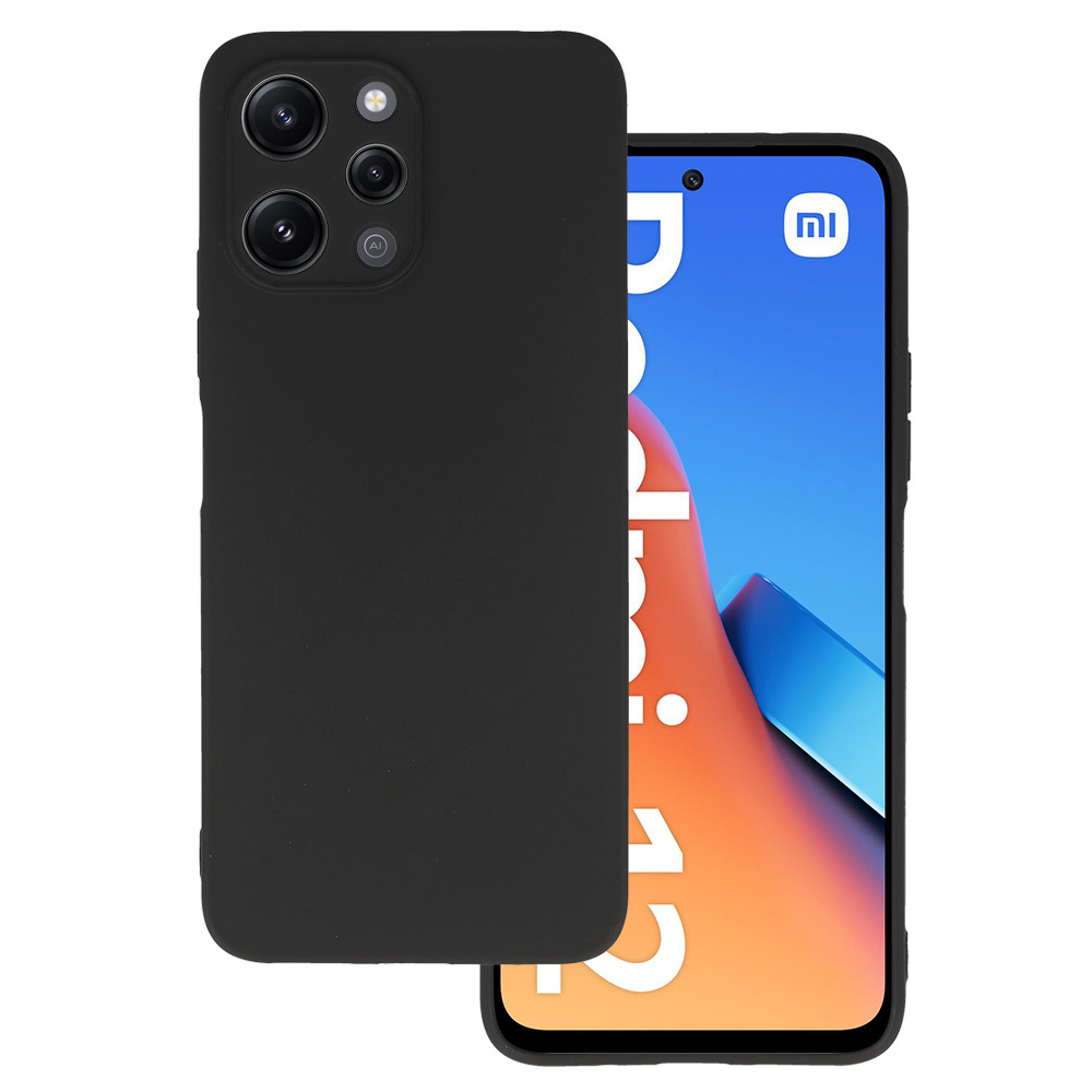 Back Case MATT for XIAOMI REDMI 12 Black