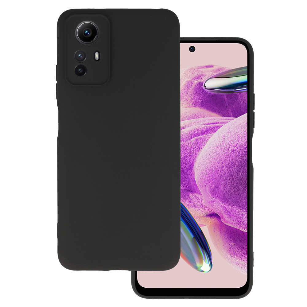 Back Case MATT for XIAOMI REDMI NOTE 12S Black