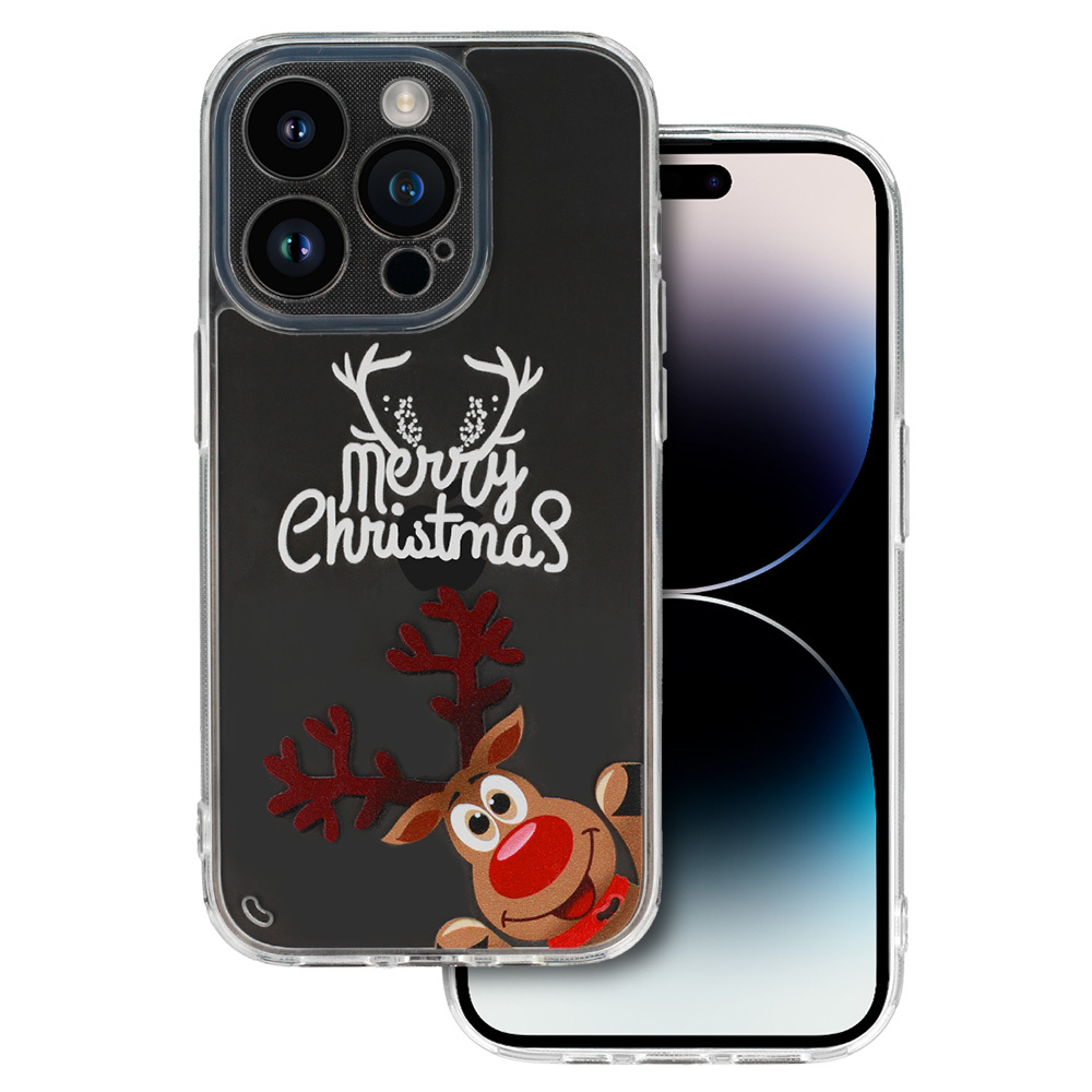 TEL PROTECT Christmas Case for Samsung A24 4G/A25 5G Design 1 Clear