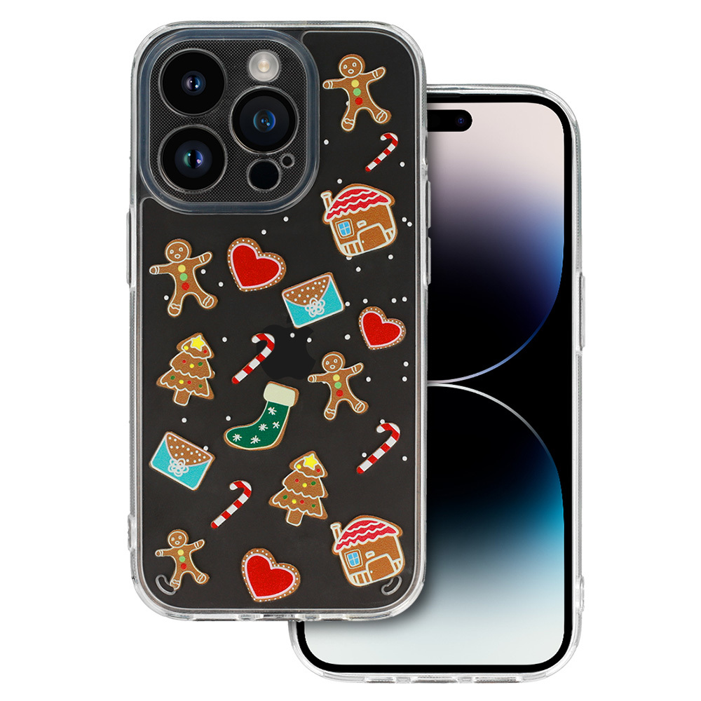 TEL PROTECT Christmas Case for Samsung A25 5G/A24 4G Design 2 Clear