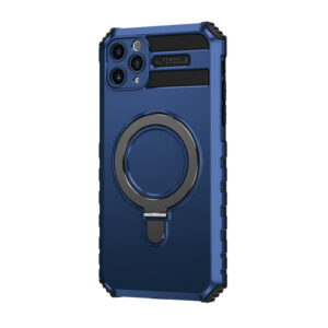 Tel Protect Armor Magsafe Metal Ring Case for Iphone 11 Pro blue