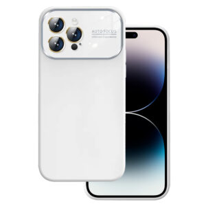 Soft Silicone Lens Case for Iphone 12 white