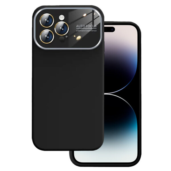 Soft Silicone Lens Case for Iphone 13 Pro black