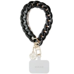 Original Strap GUESS Acrylic 4G Charm Universal Big Hand Strap GUOUCBMC4MK black