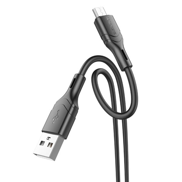 Borofone Cable BX99 Method - USB to MicroUSB - 2,4A 1 metre black