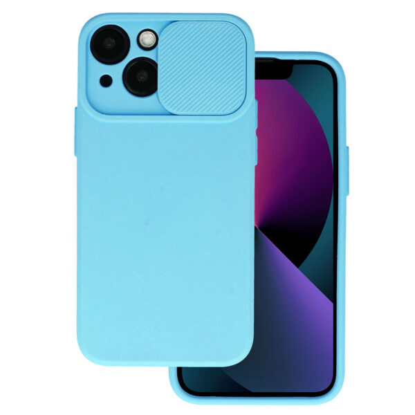 Camshield Soft for Iphone 15 Plus Light blue