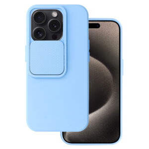 Camshield Soft for Iphone 15 Pro Light blue