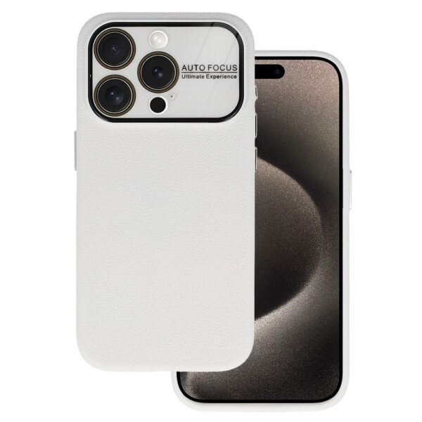 Tel Protect Lichi Soft Case for Iphone 15 Plus white