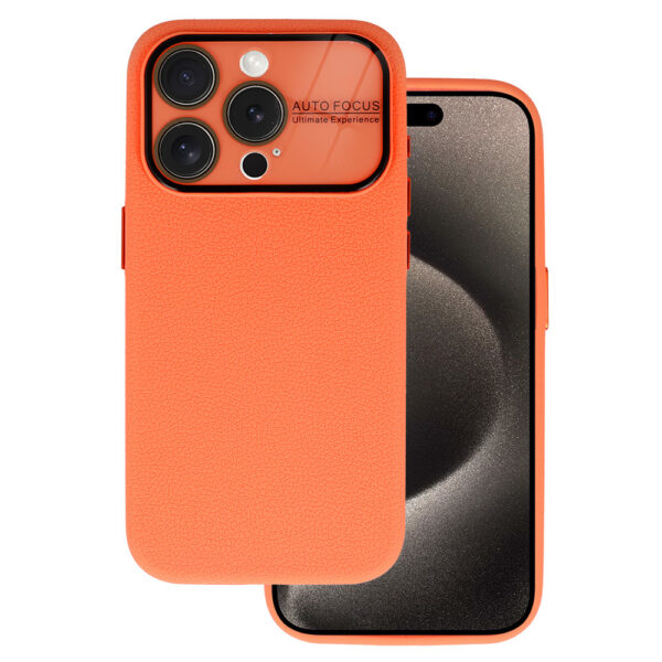 Tel Protect Lichi Soft Case for Iphone 15 Plus orange
