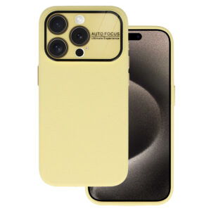 Tel Protect Lichi Soft Case for Iphone 15 Plus yellow
