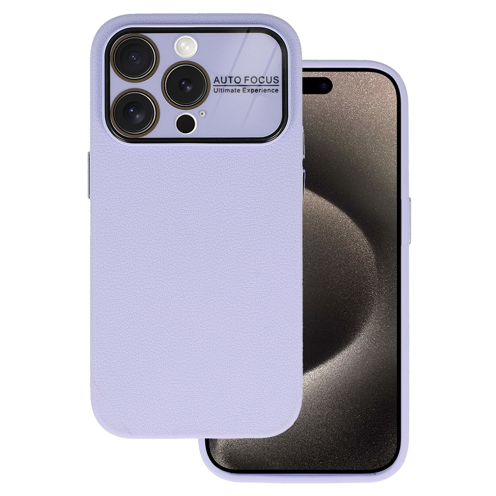 Tel Protect Lichi Soft Case for Iphone 13 Pro Max light purple