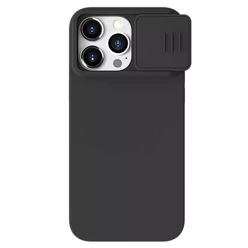 Nillkin CamShield Silky Silicone Case for Iphone 14 Pro black