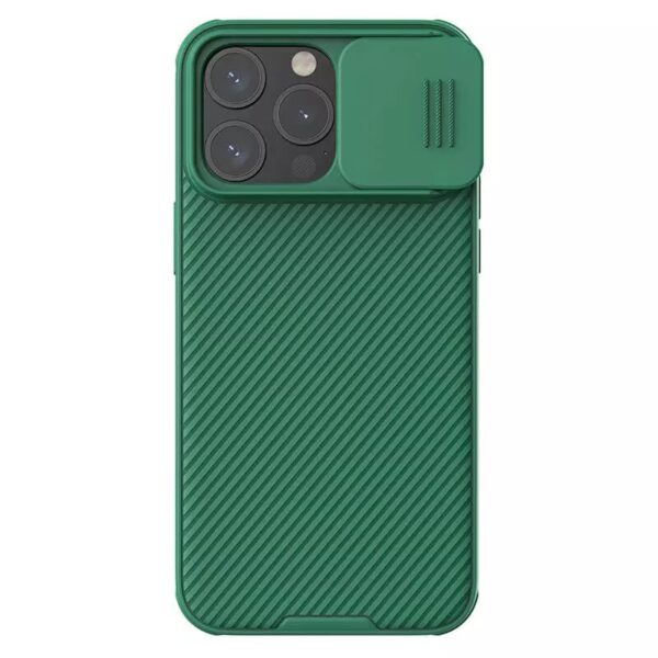 Nillkin CamShield Pro PC+TPU Case for Iphone 15 Pro Max green