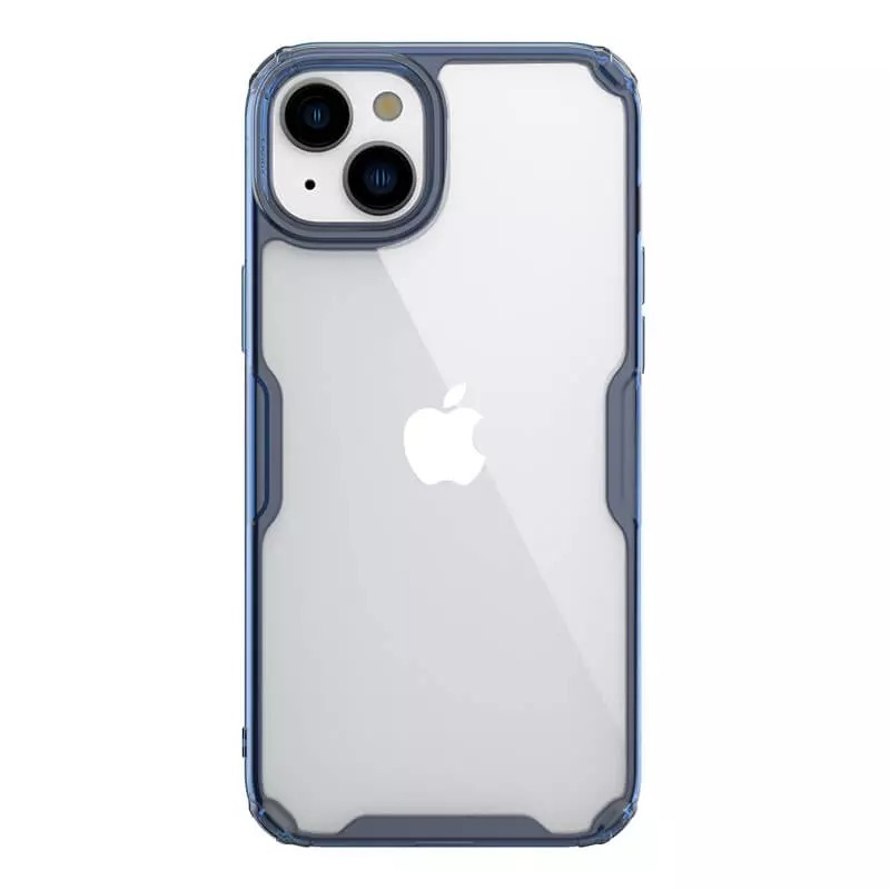 Nillkin Nature Pro TPU Case for Iphone 15 Plus transparent-blue