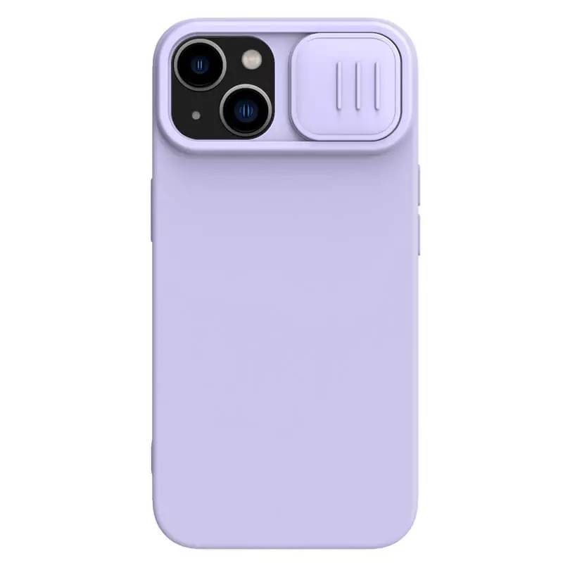 Nillkin CamShield Silky Silicone Case for Iphone 15 Plus purple