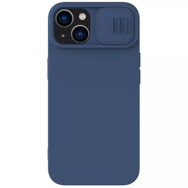 Nillkin CamShield Silky Silicone Case for Iphone 15 Plus navy