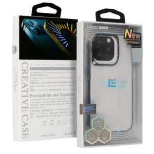 Transparent TPU Case for Iphone 15 Plus black