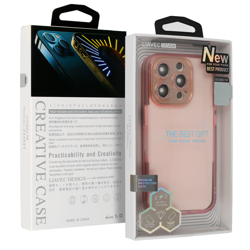 AG Matte Series Case for Iphone 15 Plus light pink