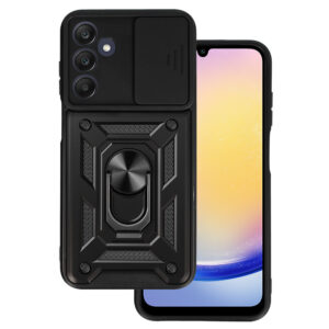 Slide Camera Armor Case for Samsung Galaxy A05S Black