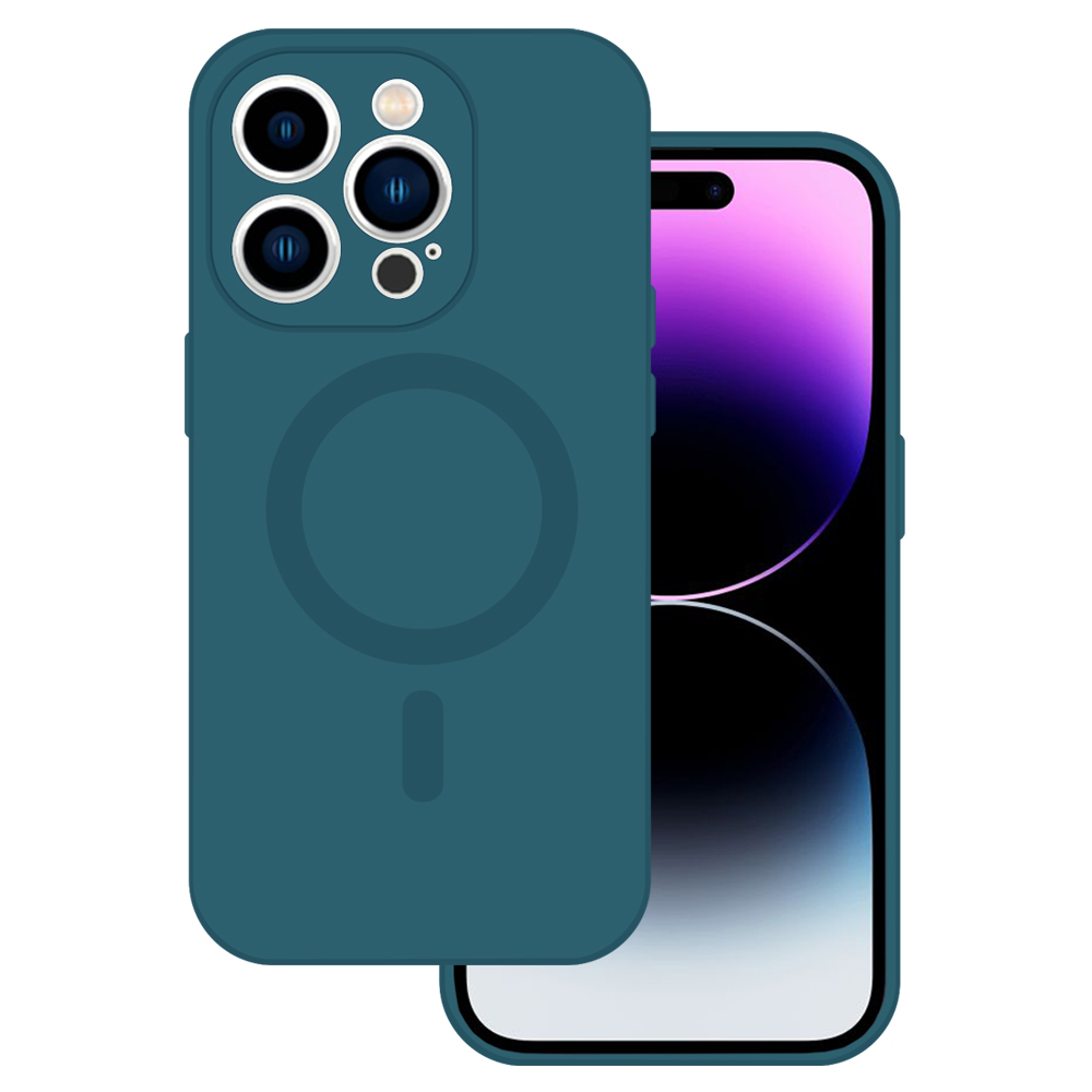 TEL PROTECT MagSilicone Case for Iphone 13 Blue