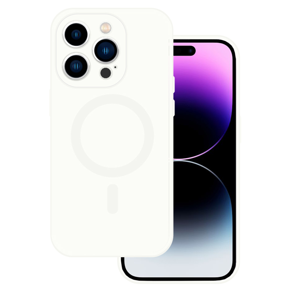 TEL PROTECT MagSilicone Case for Iphone 14 White