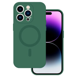 TEL PROTECT MagSilicone Case for Iphone 15 Green