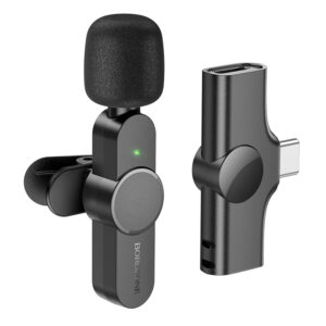 Borofone Lavalier wireless microphone BFK12 Trophy Typ C black