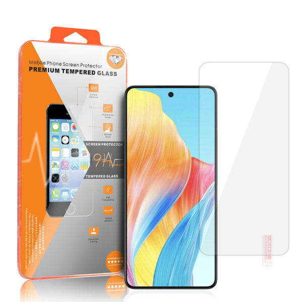 Tempered Glass Orange for OPPO A58 4G/A98/A58 4G/REALME 11 5G/MOTO G POWER 2022