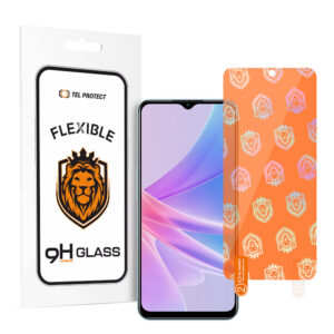 Tel Protect Best Flexible Hybrid Tempered Glass for OPPO A58 4G