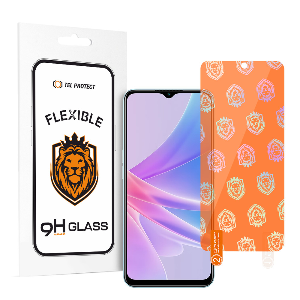 Tel Protect Best Flexible Hybrid Tempered Glass for OPPO A58 4G