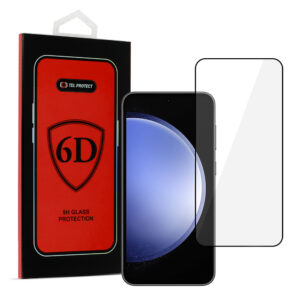 Tel Protect Full Glue 6D Tempered Glass for SAMSUNG GALAXY S23 PLUS BLACK