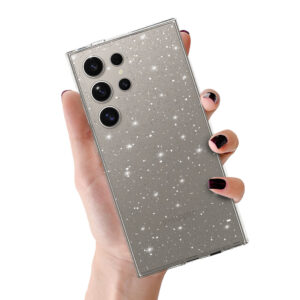 Crystal Glitter Case for Samsung Galaxy S24 Ultra Silver