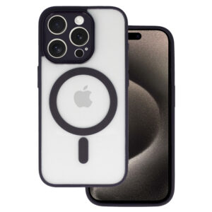 Acrylic Color Magsafe Case for Iphone 12 purple